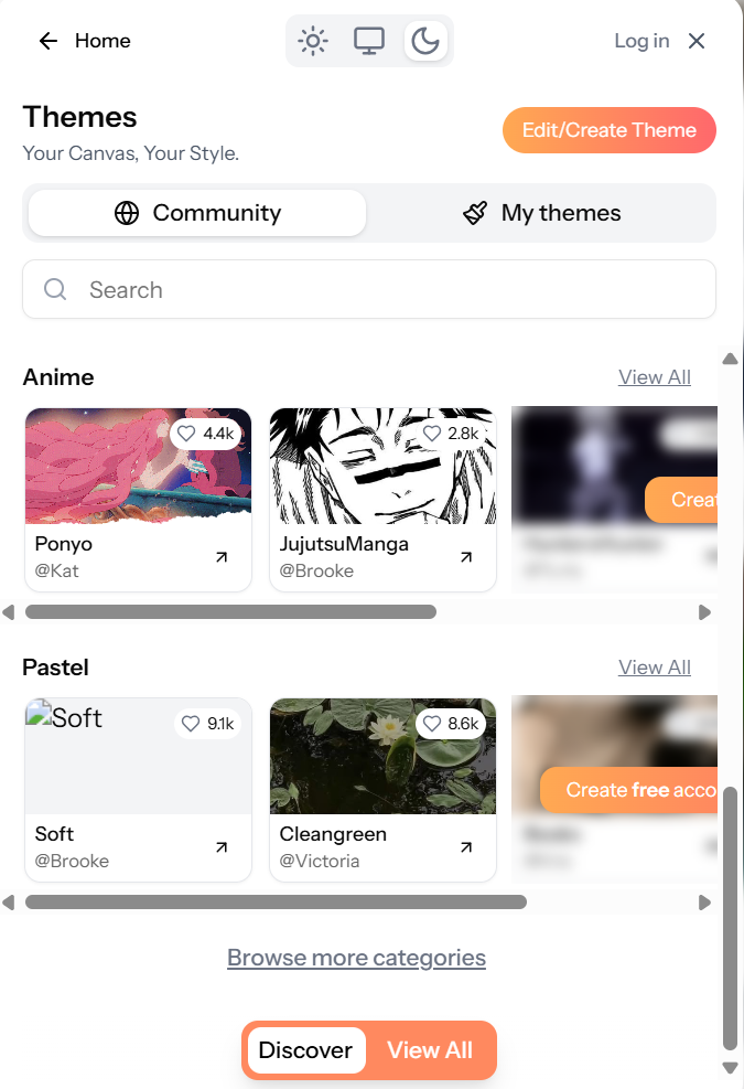 Better Campus (formerly Better Canvas) Sunset Theme Preview - Energizing orange and red gradient theme for Canvas LMS